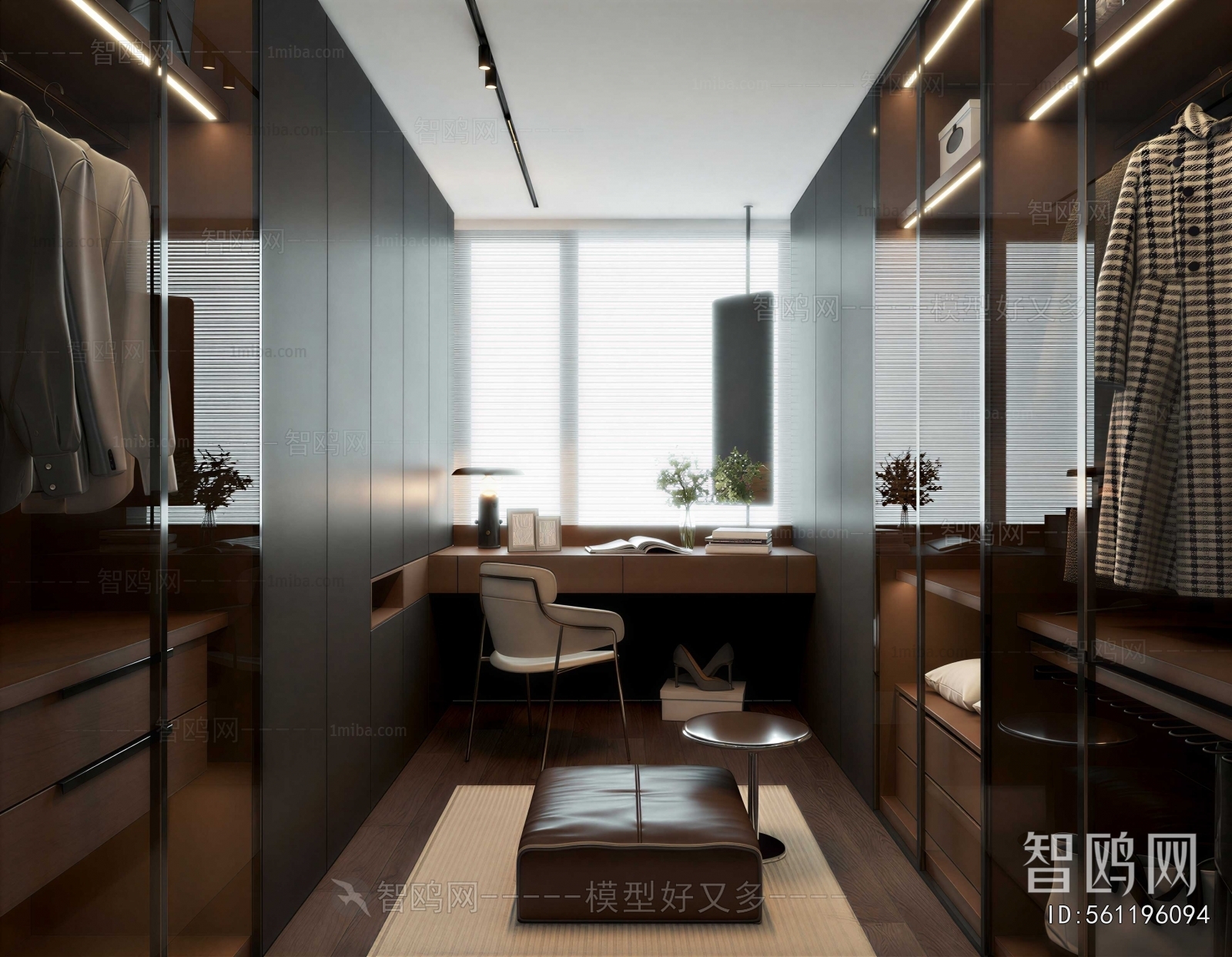 Modern Clothes Storage Area