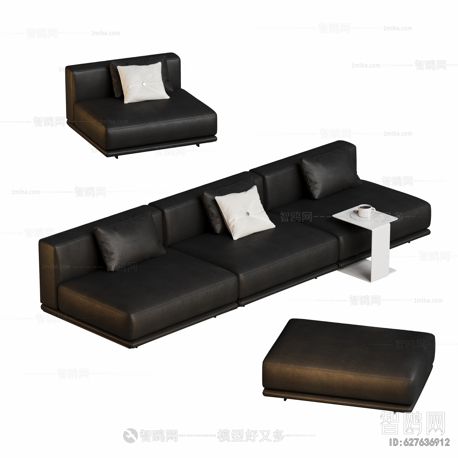 Modern Three-seat Sofa