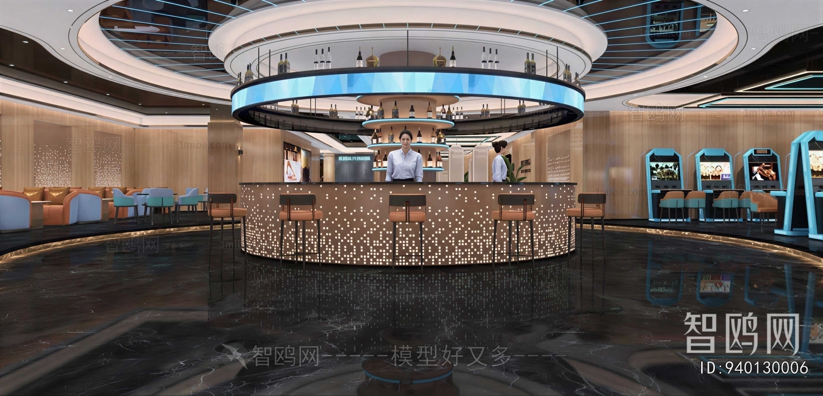 Modern Counter Bar
