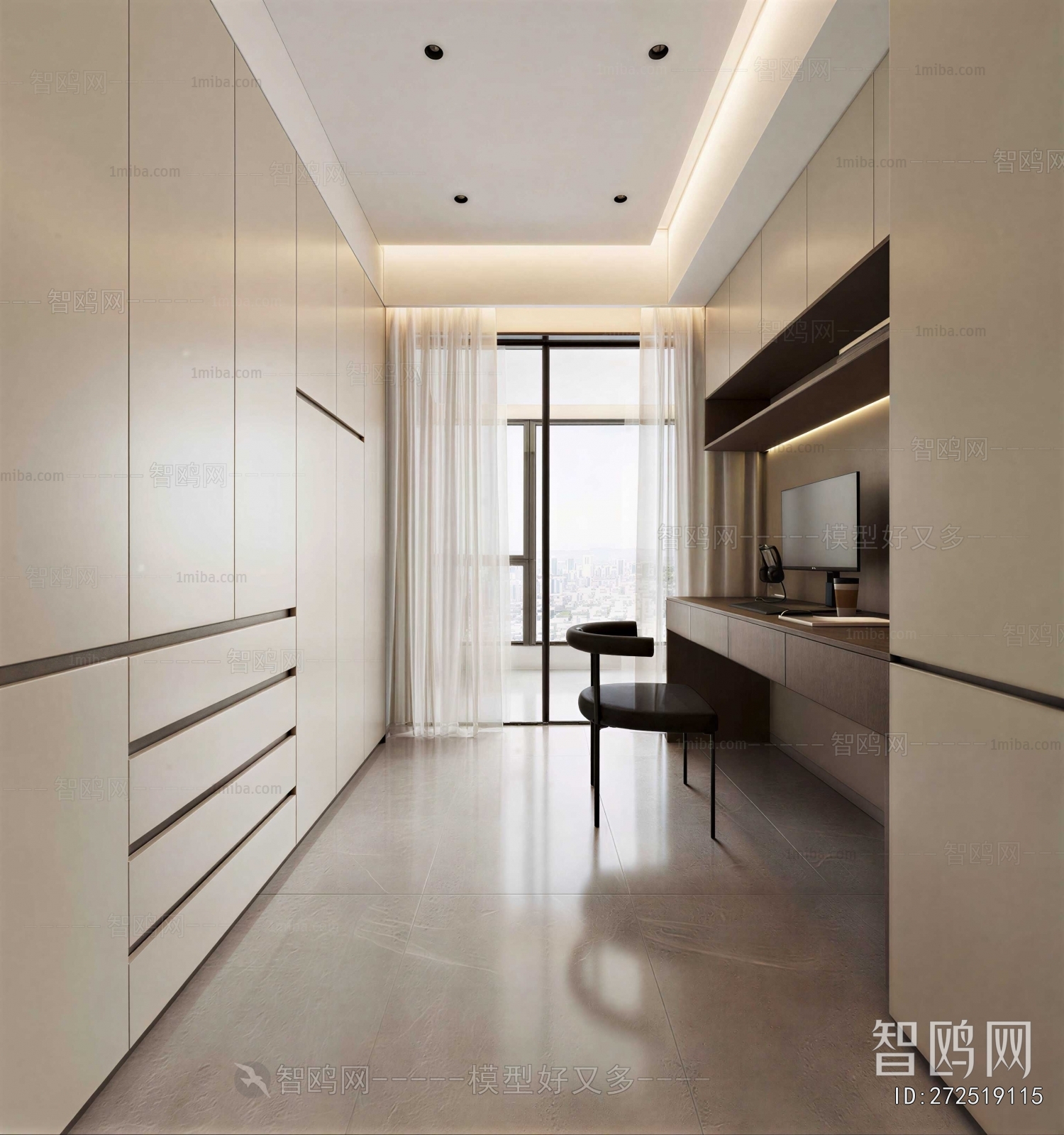 New Chinese Style Study Space