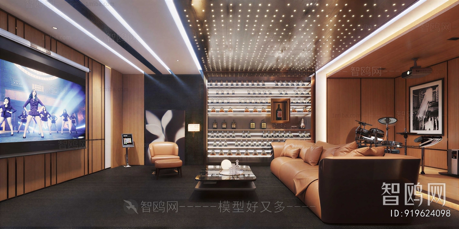 Modern Audiovisual Room