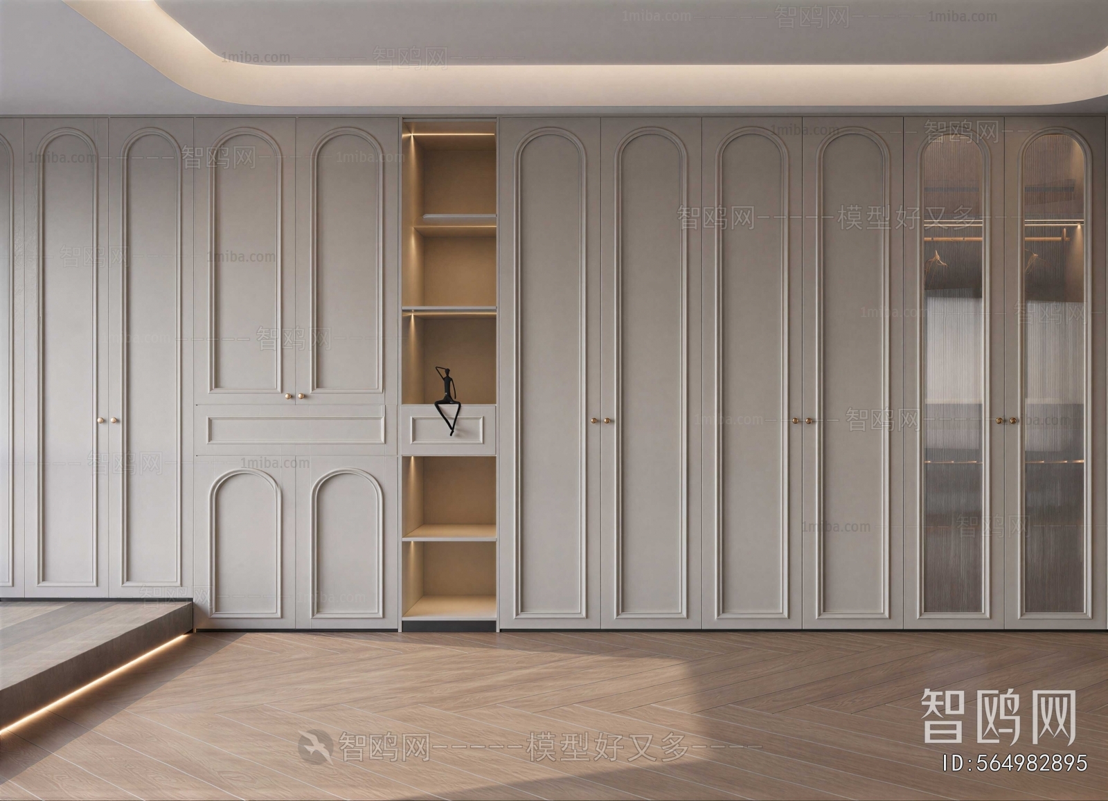 Modern Clothes Storage Area