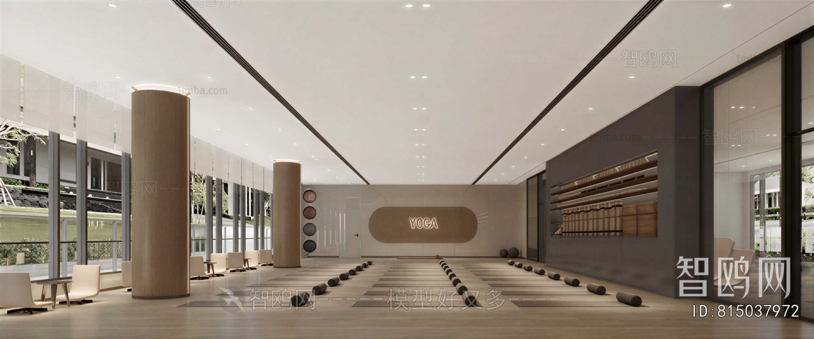 Modern Yoga Room