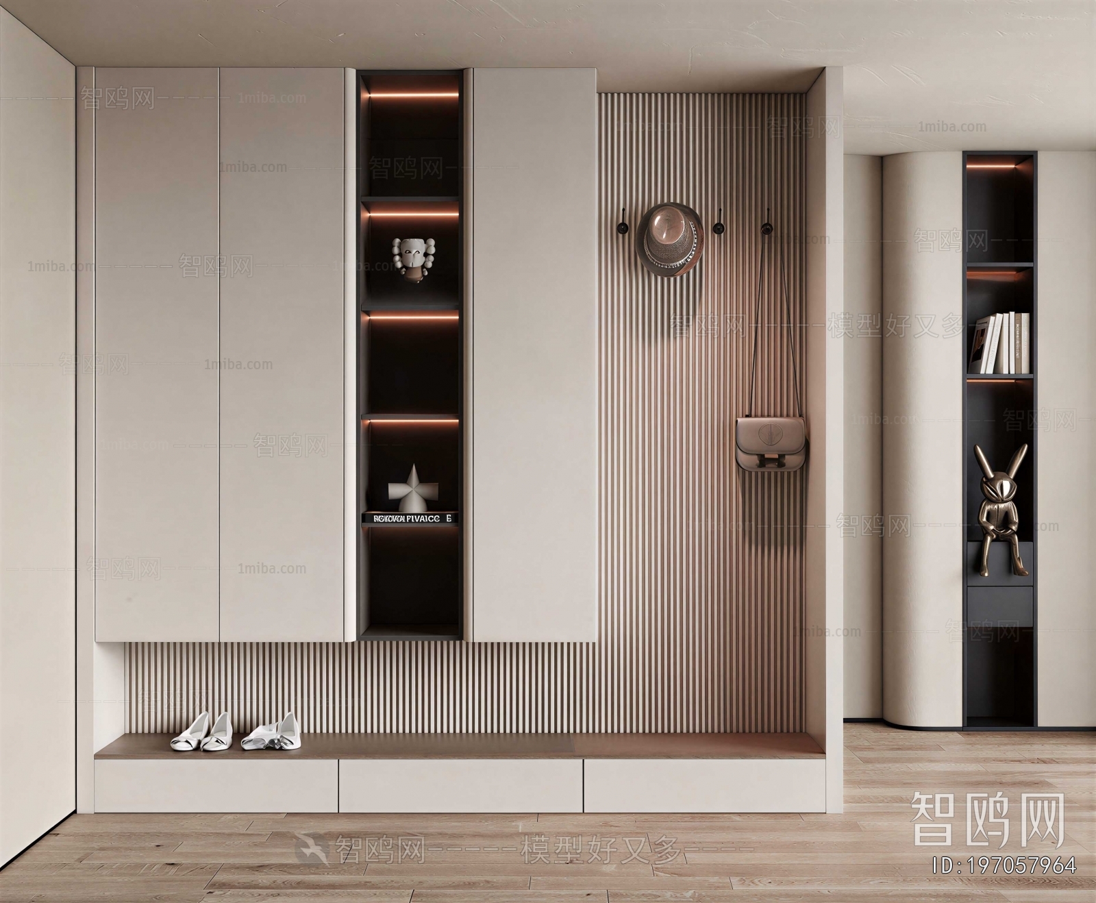 Modern Shoe Cabinet