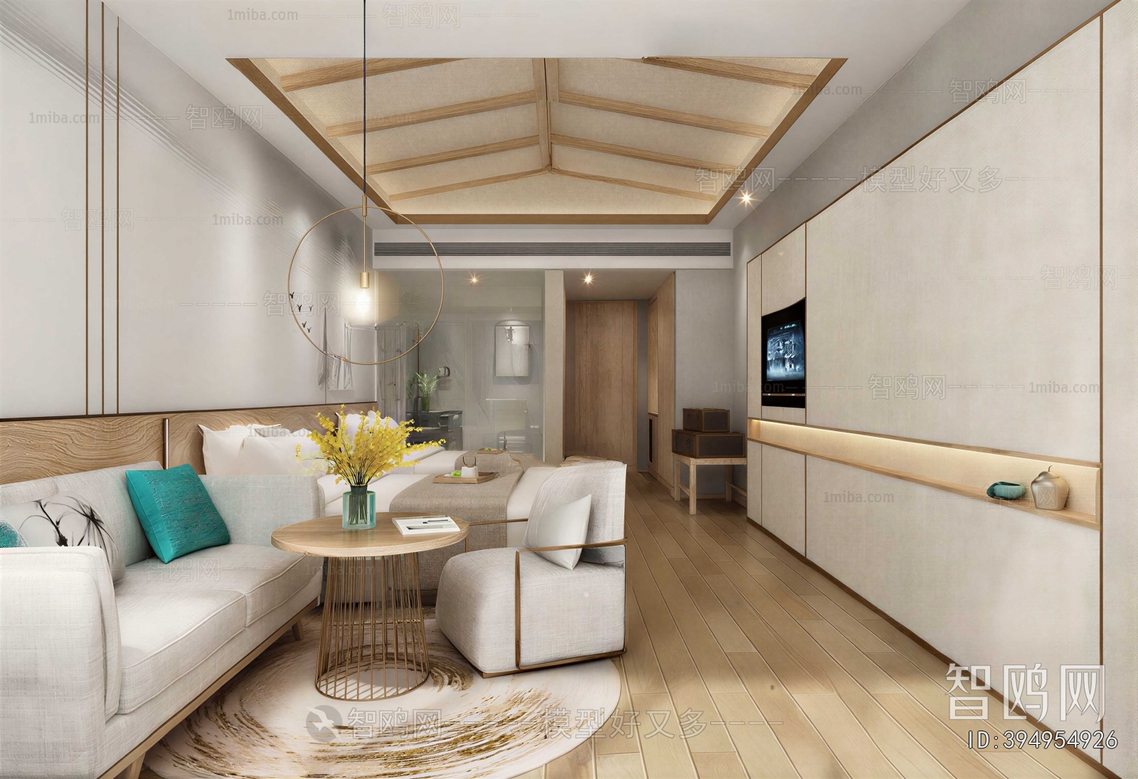 Modern Guest Room