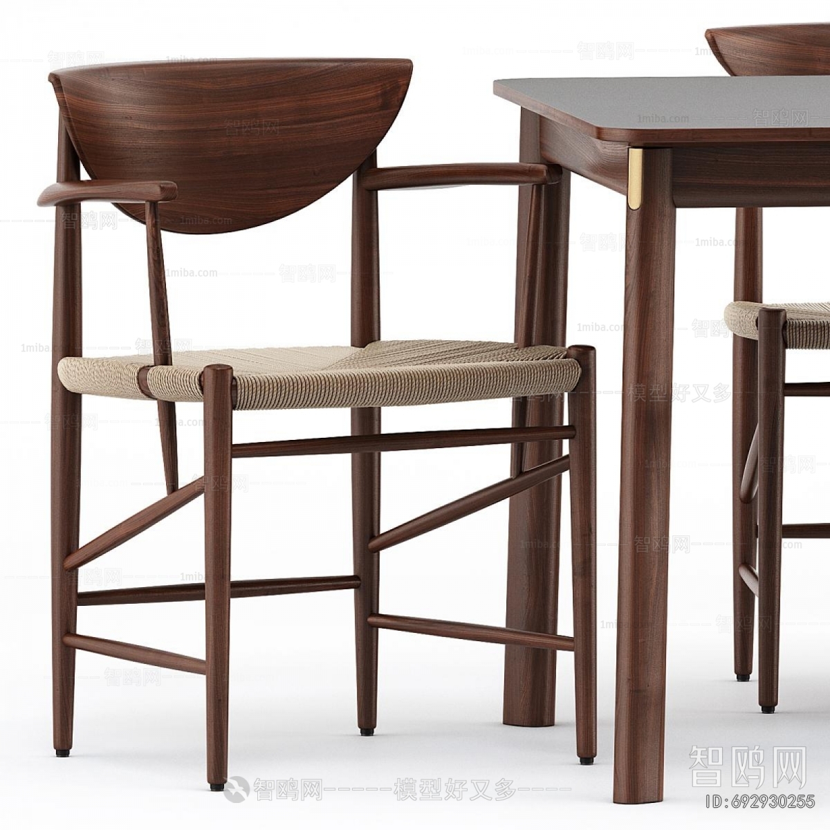 Wabi-sabi Style Dining Table And Chairs