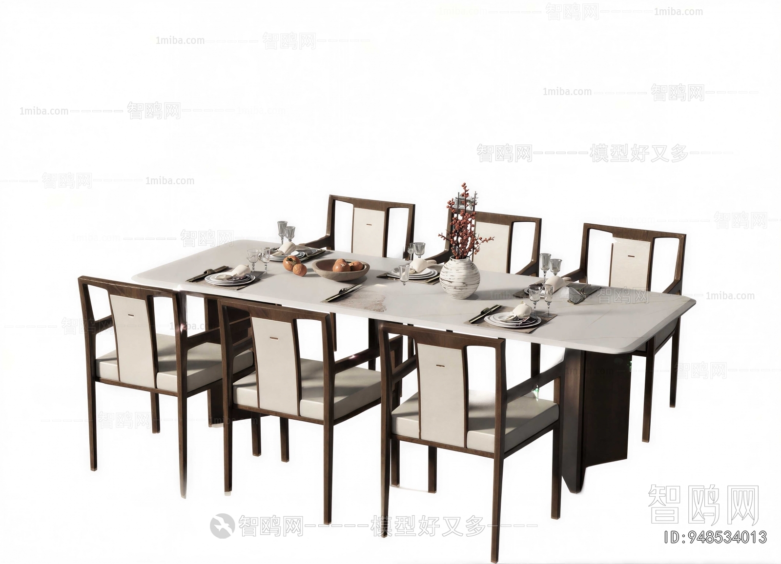 New Chinese Style Dining Table And Chairs
