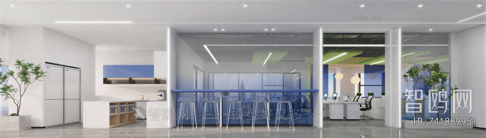 Modern Office Rest Area