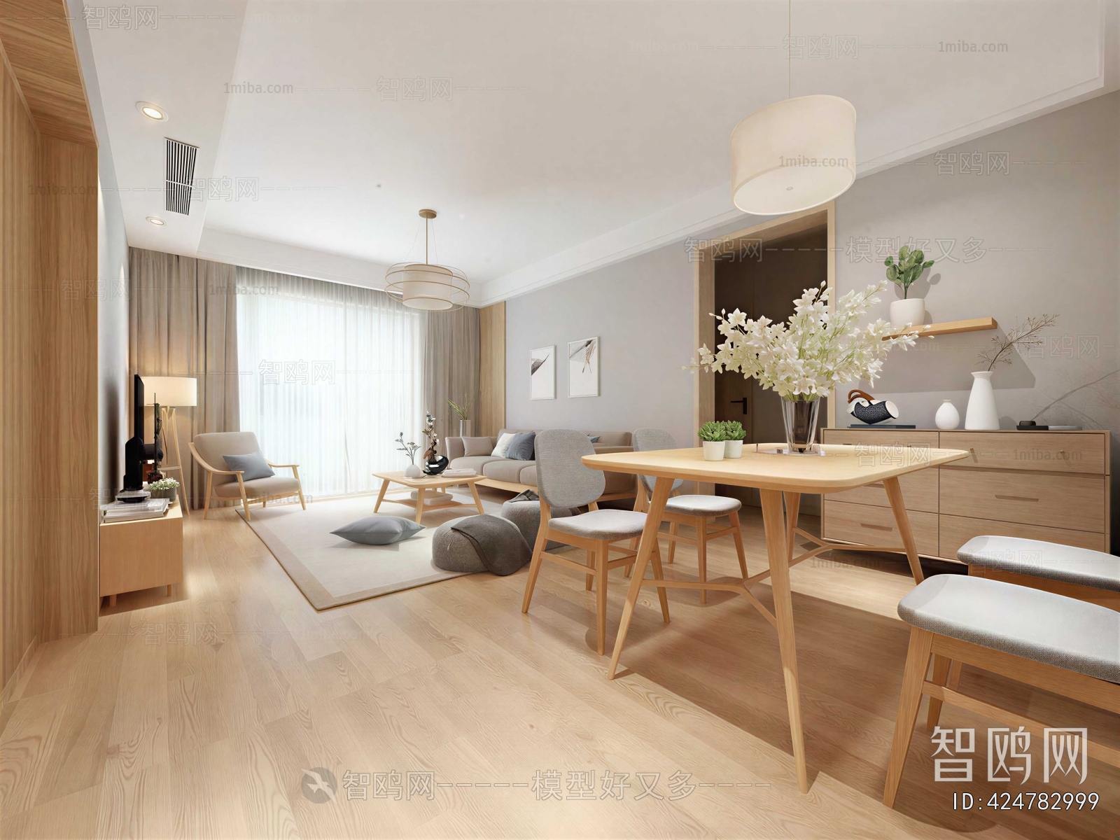 Nordic Style A Living Room