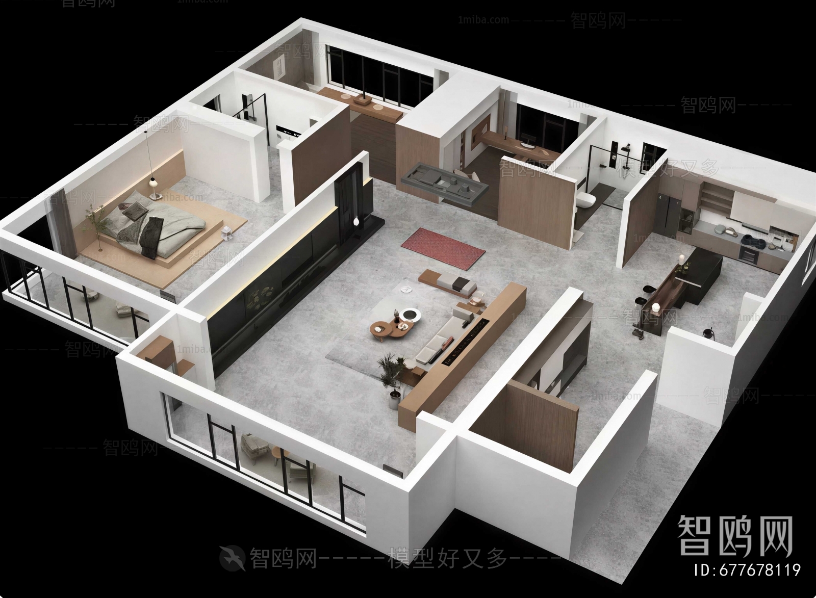 Modern A Bird's-eye View Of Home Decoration