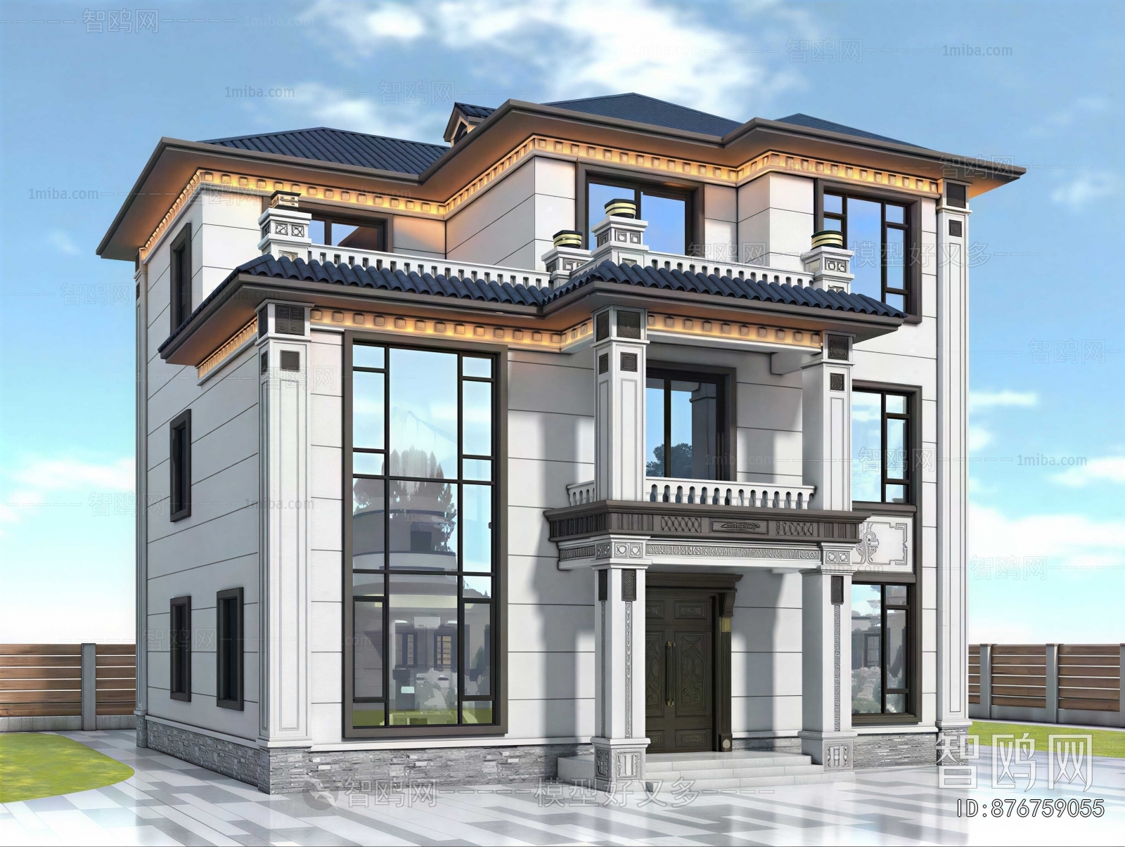 New Chinese Style Detached Villa