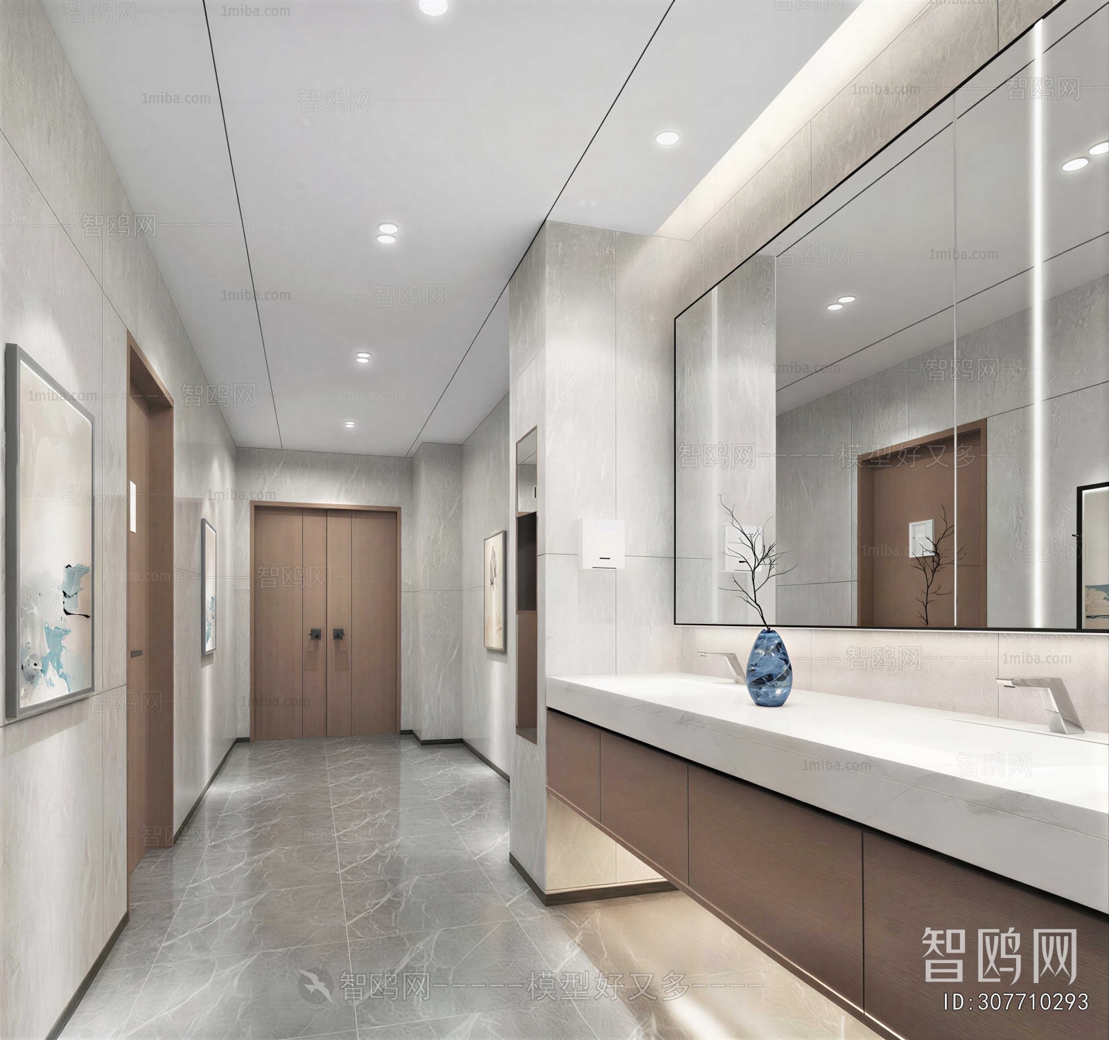 Modern Public Toilet