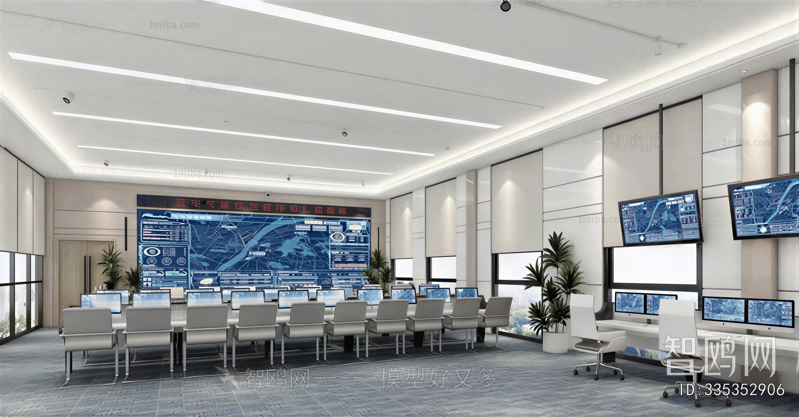 Modern Monitor Room