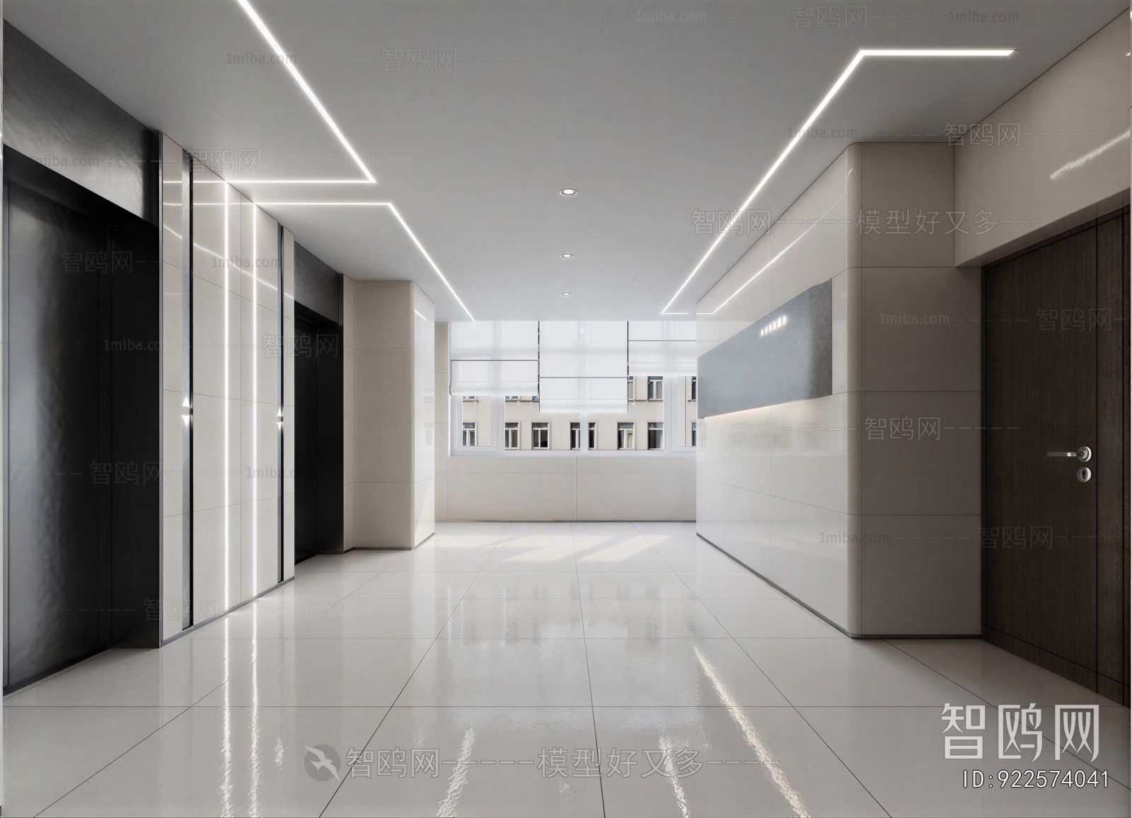 Modern Corridor/elevator Hall