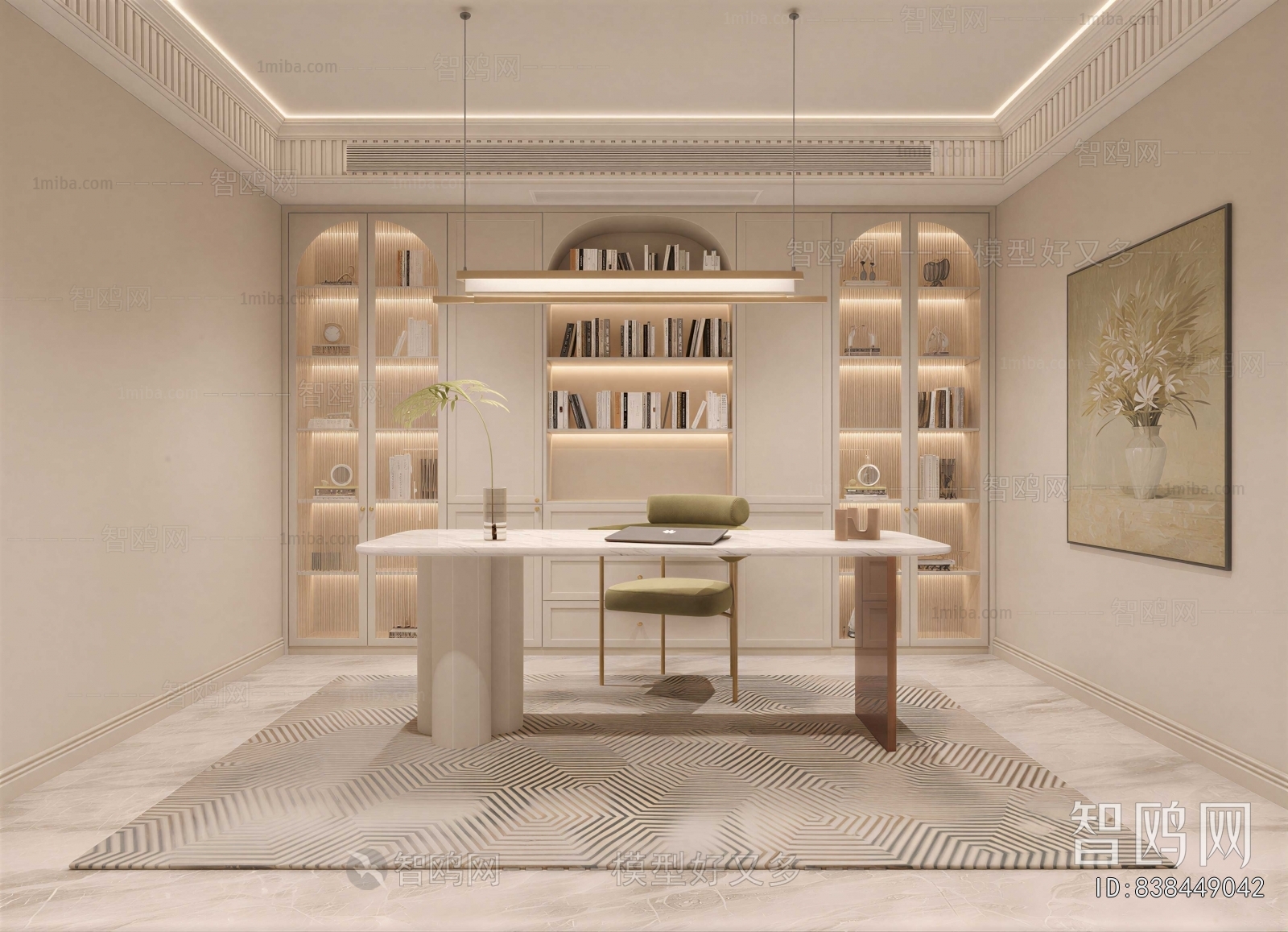 French Style Study Space