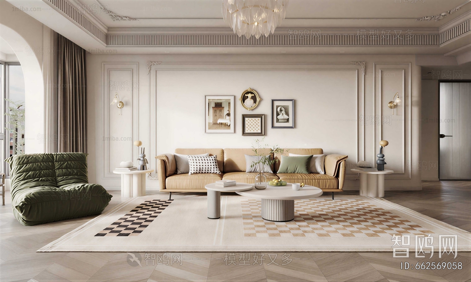 French Style A Living Room