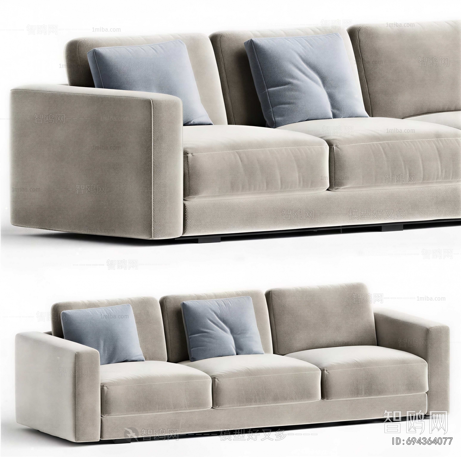 Modern Three-seat Sofa