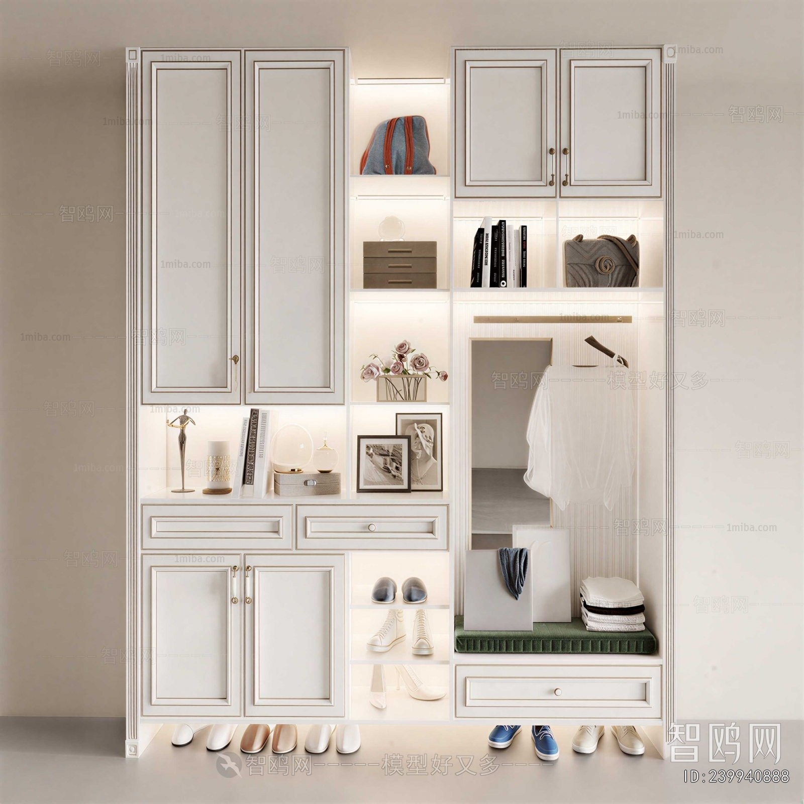 Modern Shoe Cabinet
