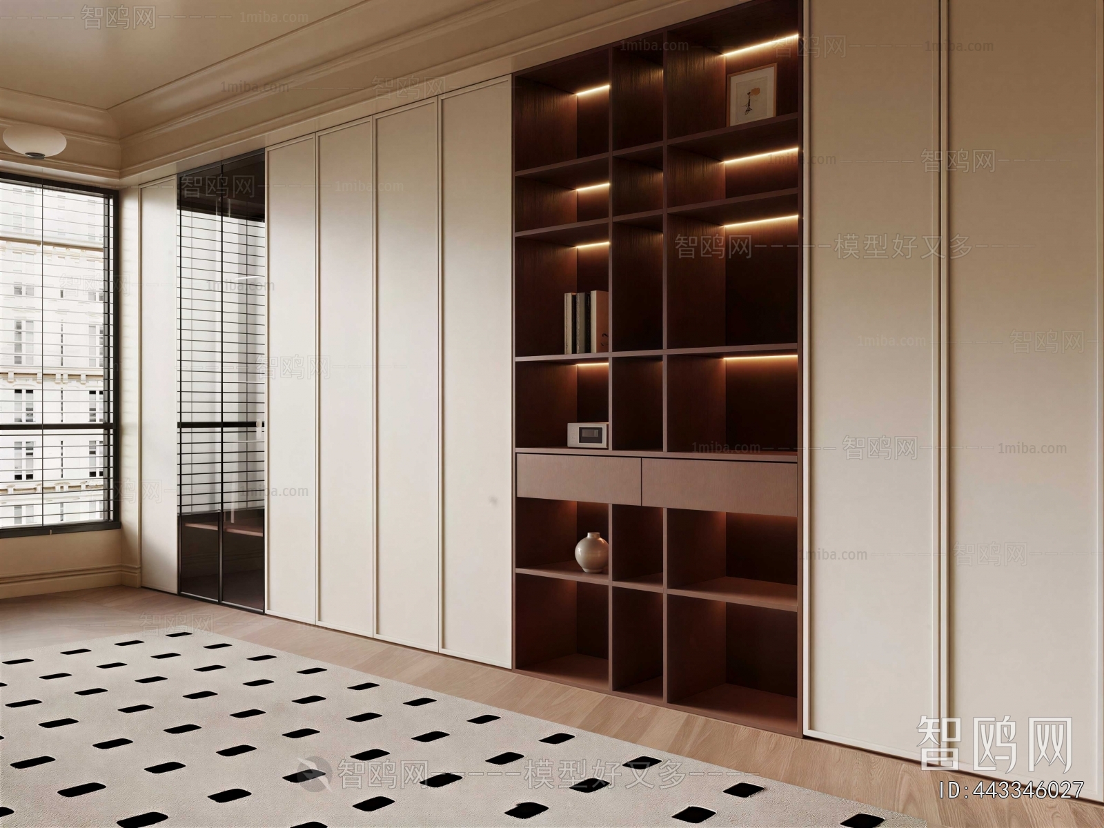 Modern Clothes Storage Area