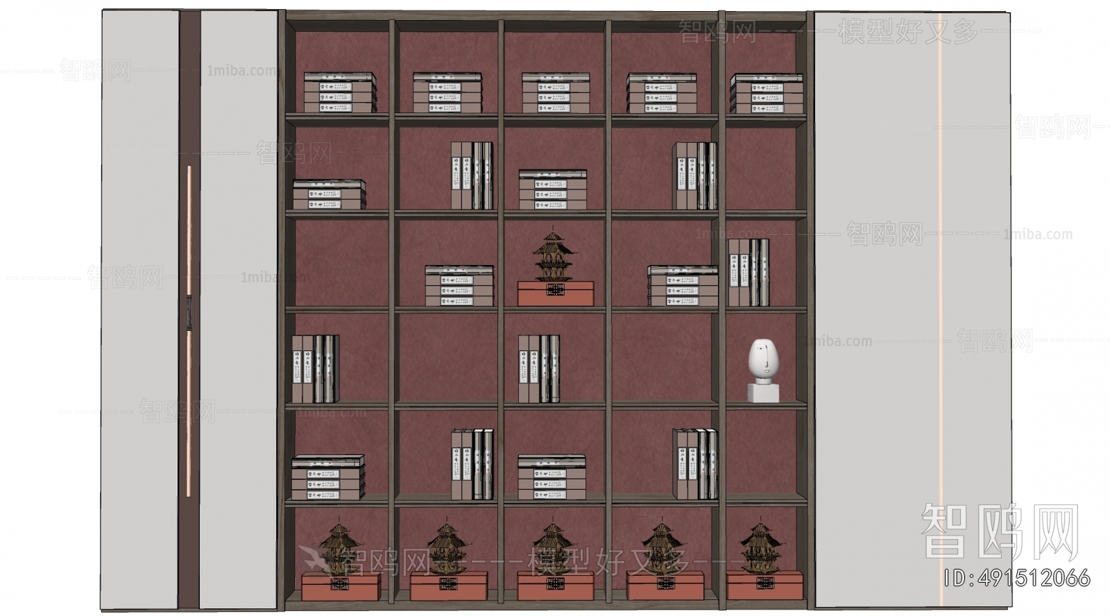 New Chinese Style Chinese Style Bookshelf