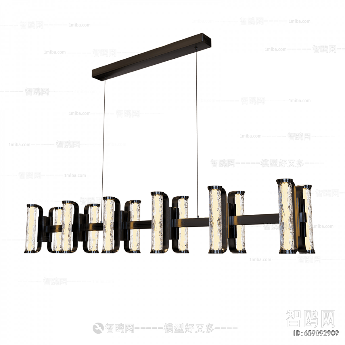 Modern Long Chandelier