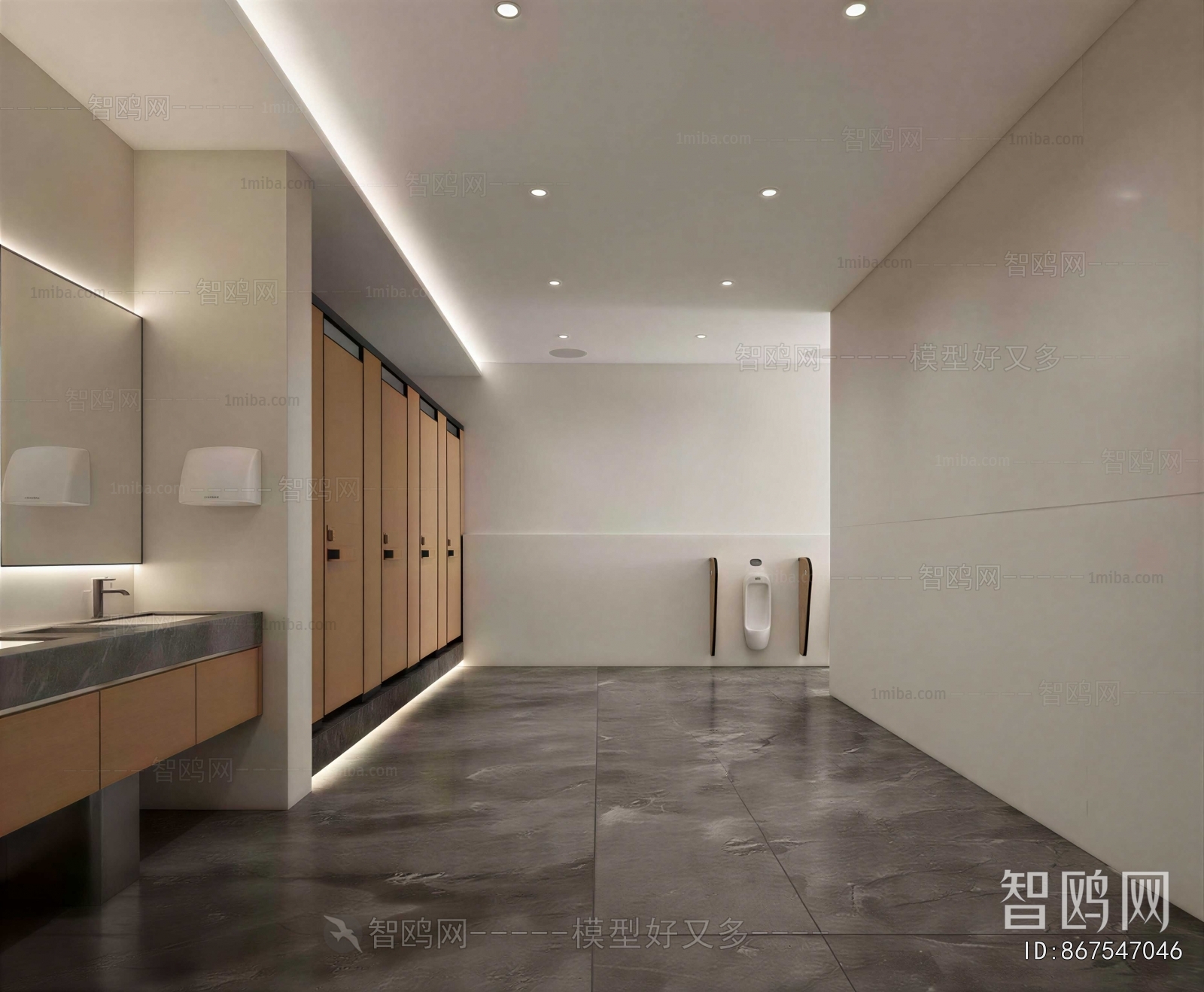 Modern Public Toilet