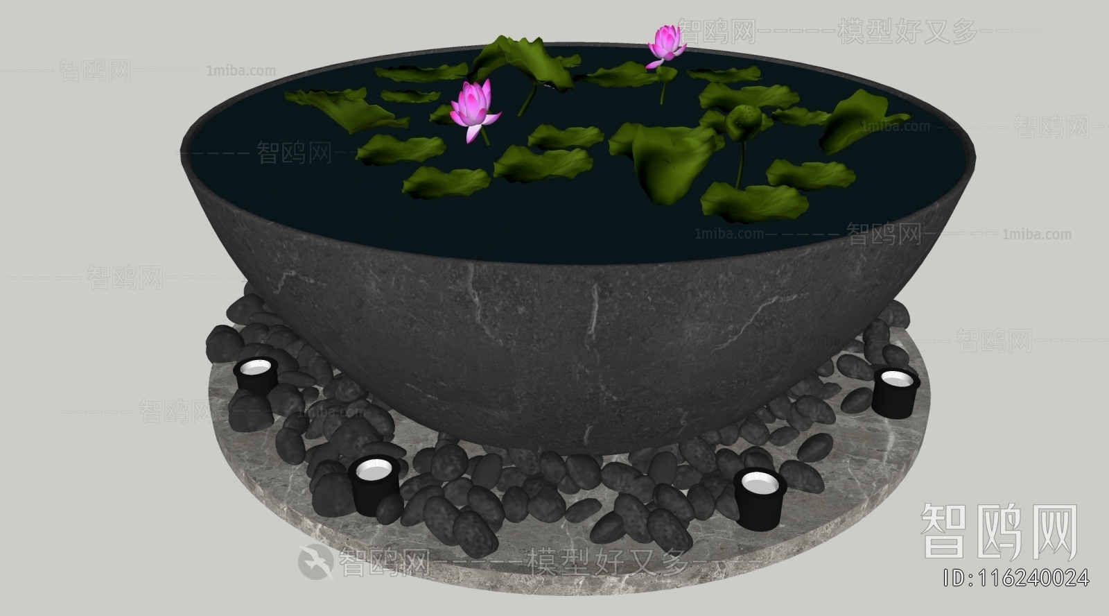 New Chinese Style Chinese Style Aquatic Green Plant
