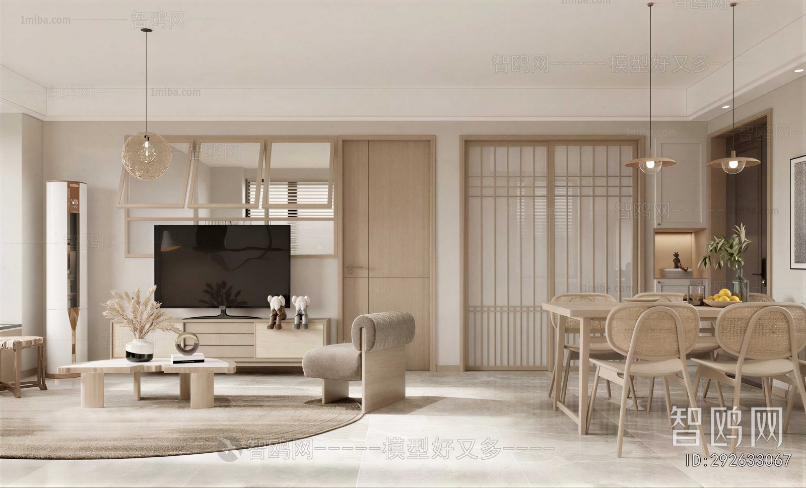 Japanese Style A Living Room