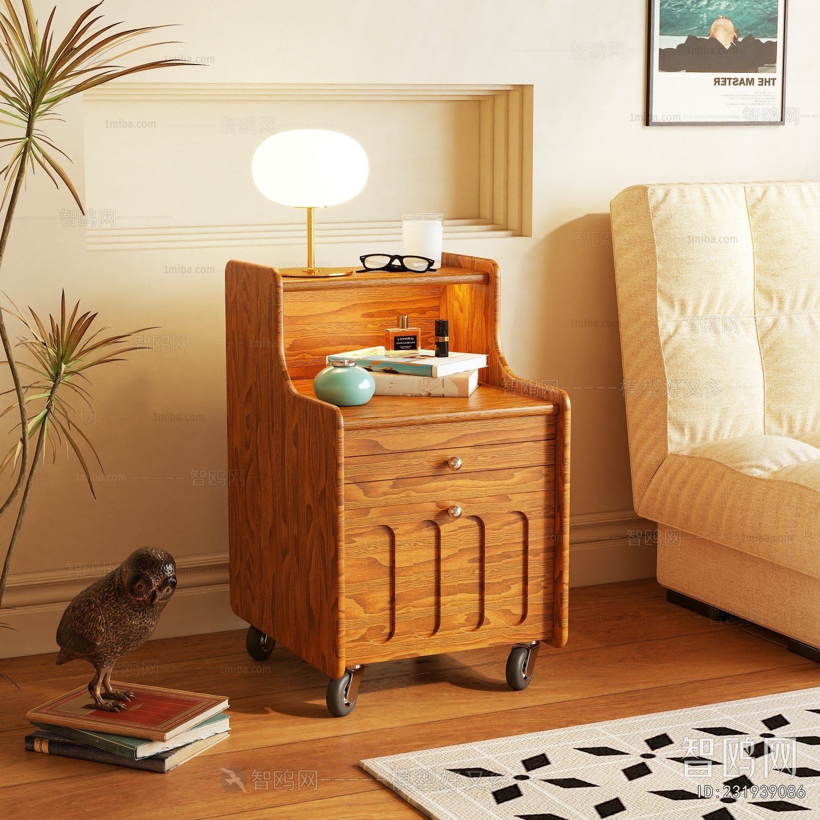 Modern Bedside Cupboard