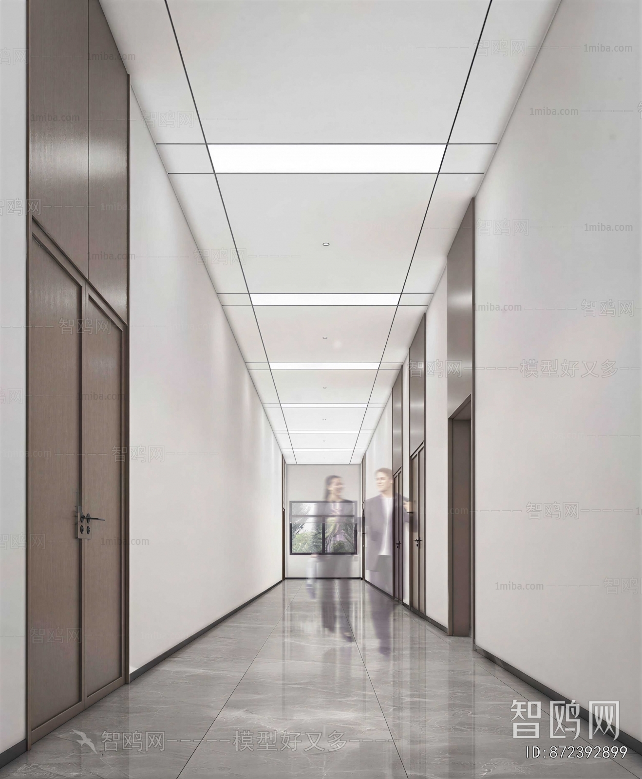 Modern Office Aisle
