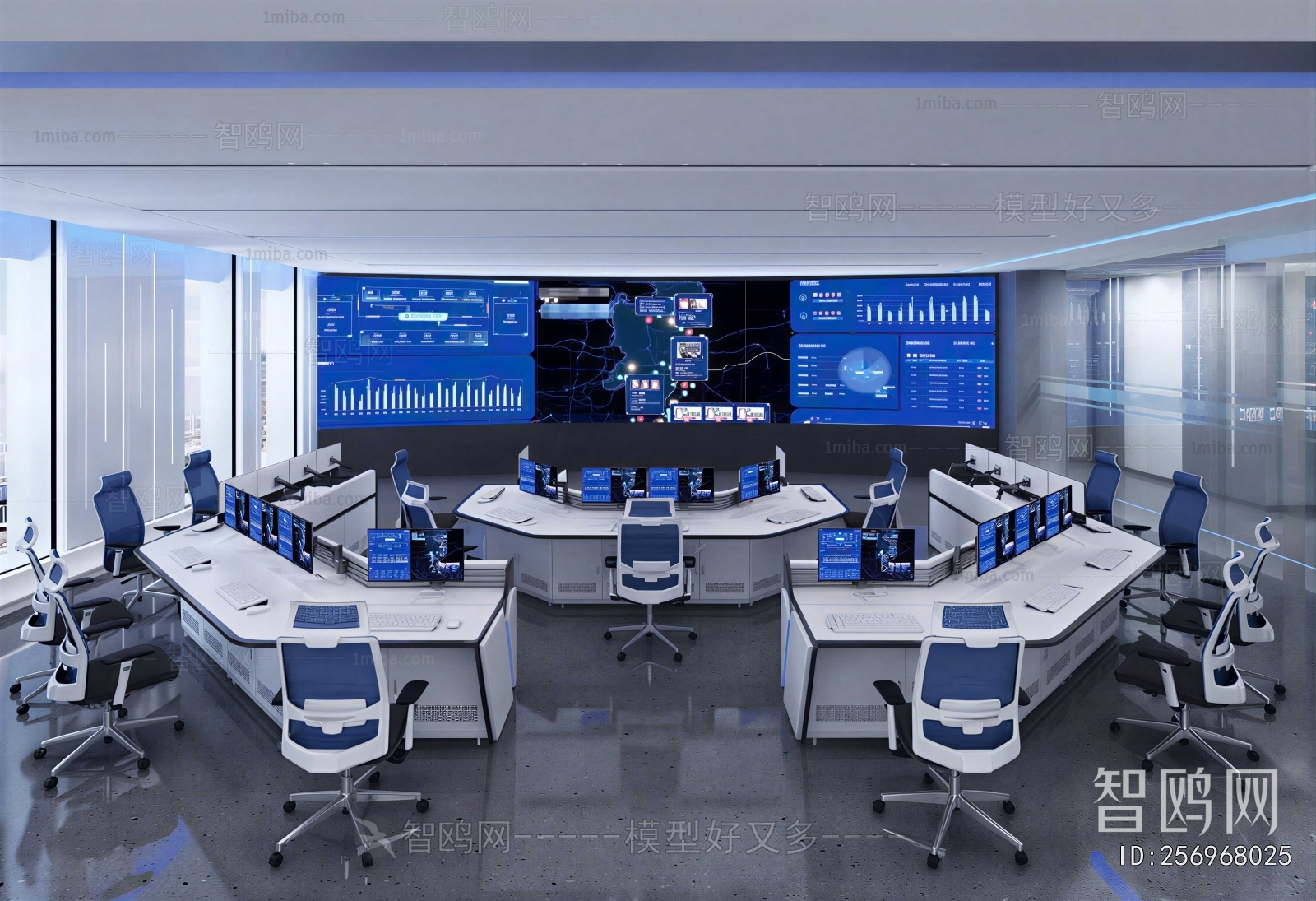 Modern Monitor Room