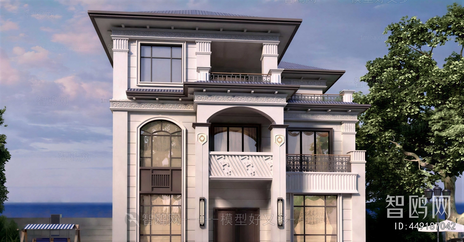 New Chinese Style Detached Villa