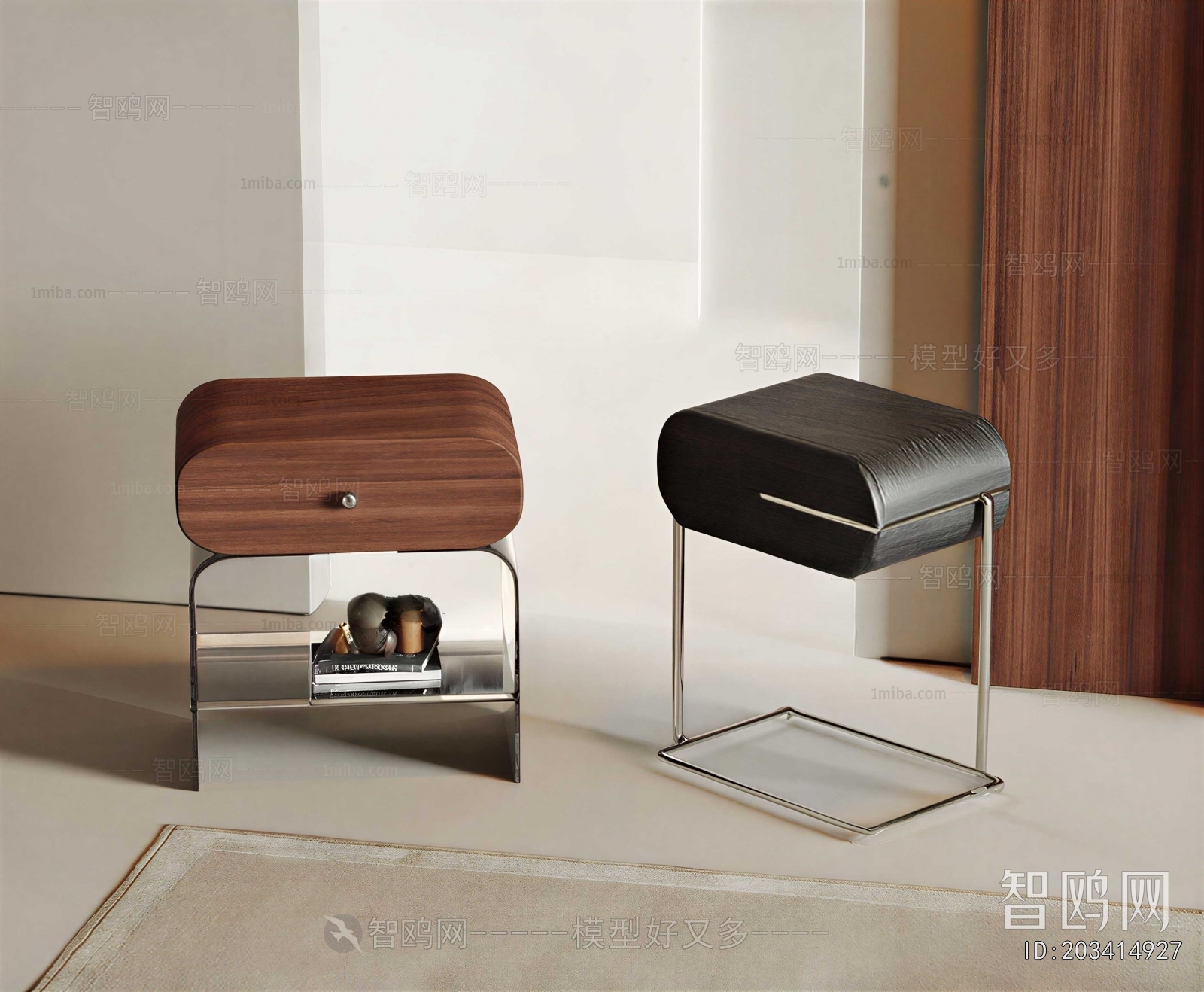 Modern Bedside Cupboard