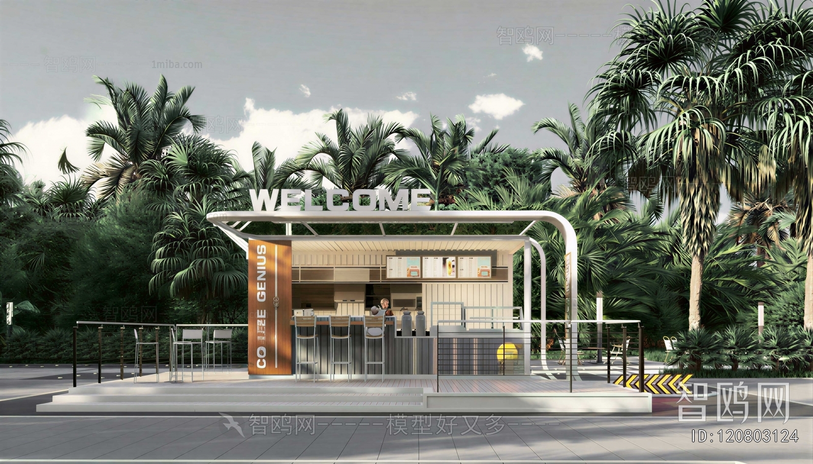 Modern Appearance Of Commercial Building