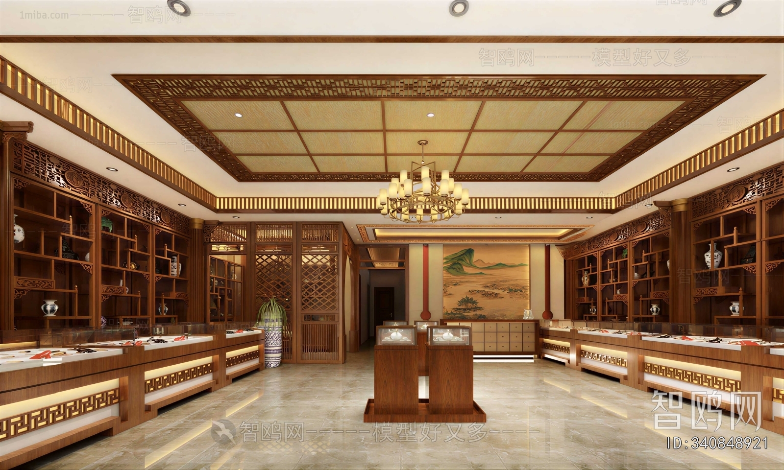 New Chinese Style Exhibition Hall