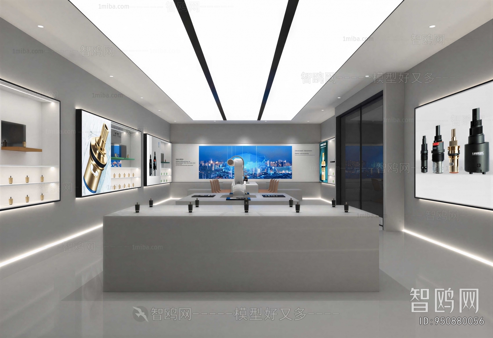 Modern Office Reception Desk