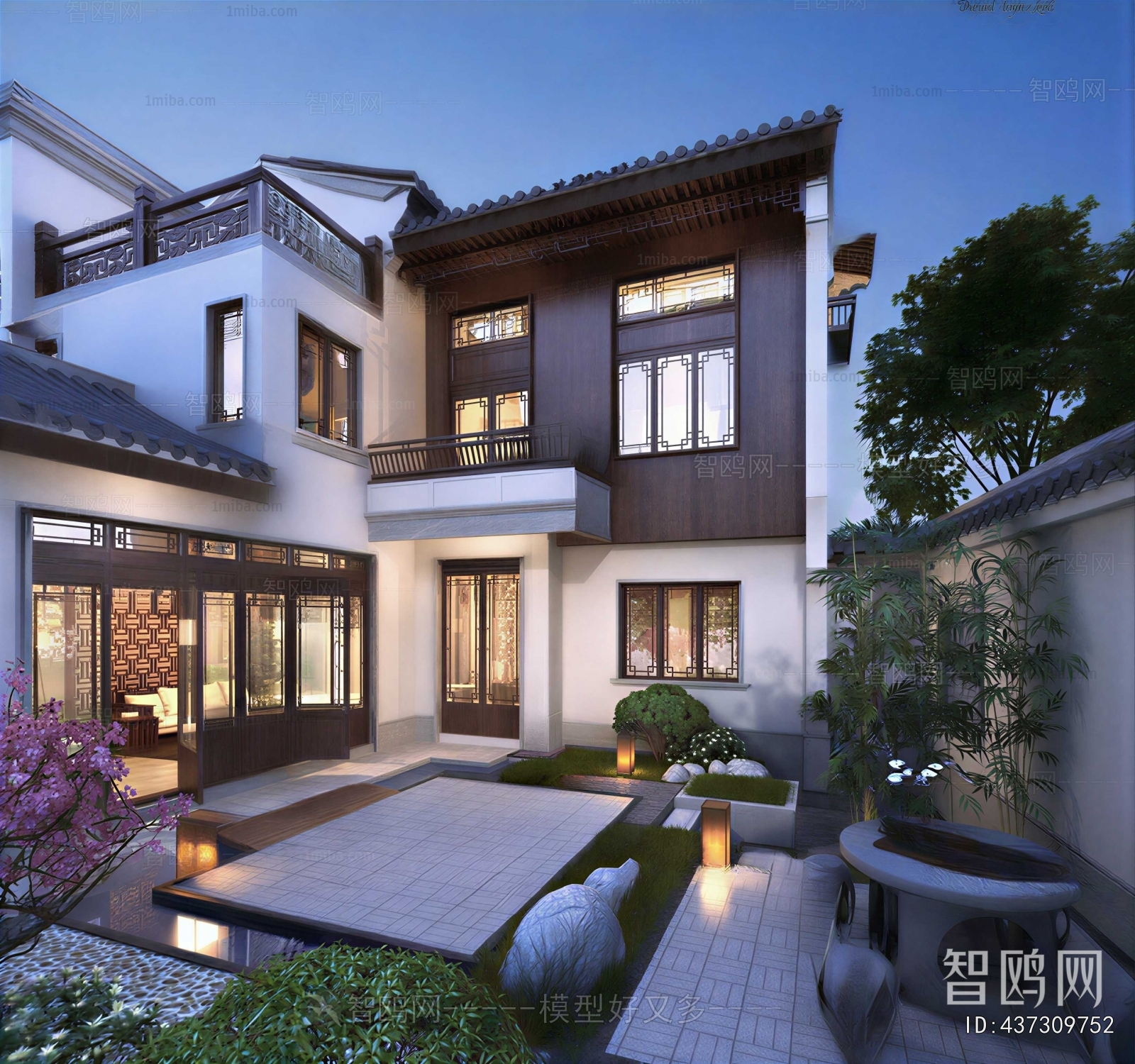 New Chinese Style Courtyard/landscape