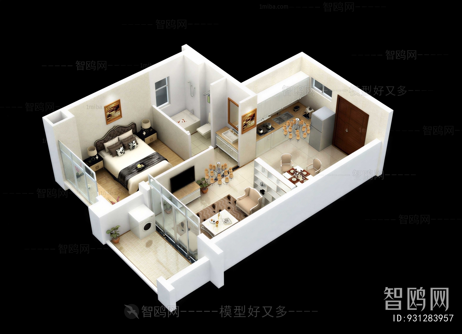 Modern A Bird's-eye View Of Home Decoration