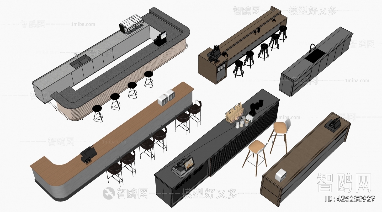 Modern Counter Bar