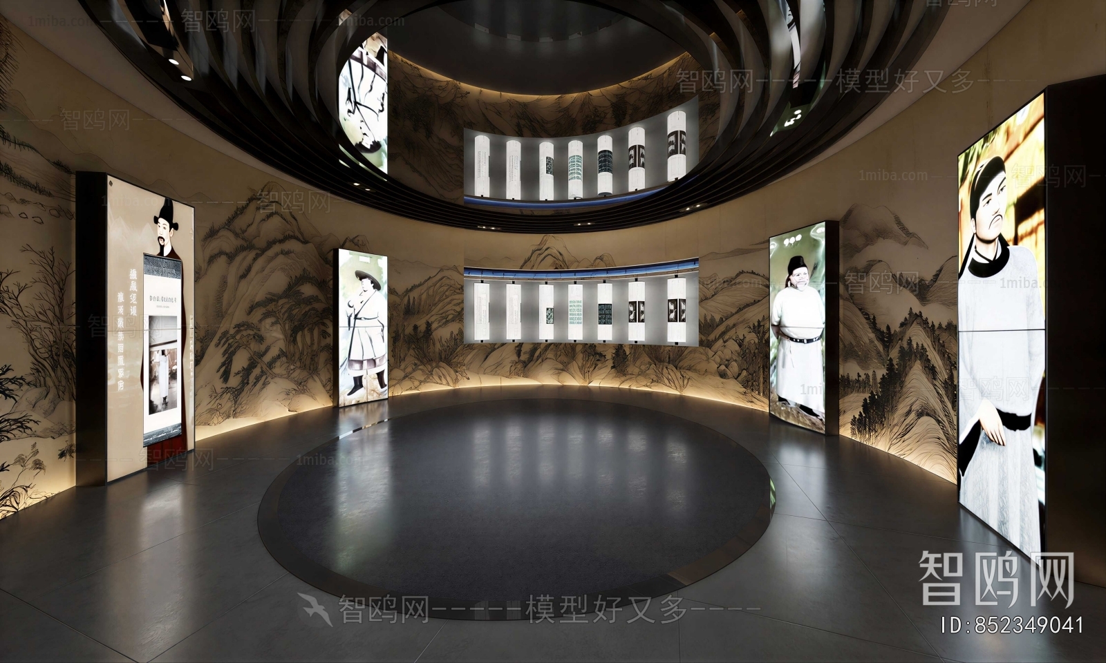 New Chinese Style Exhibition Hall