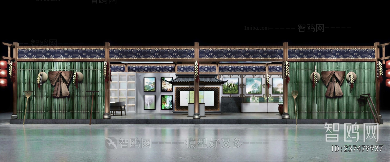 New Chinese Style Exhibition Hall