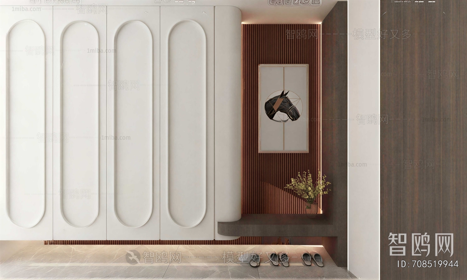 French Style Shoe Cabinet