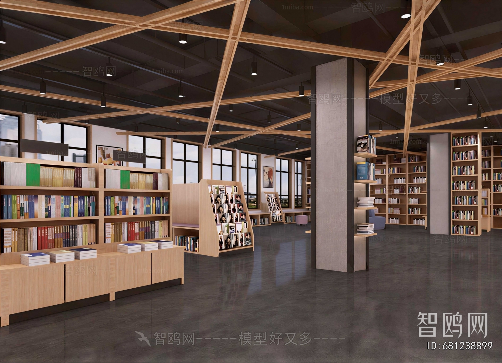 Modern Bookstore Book Bar