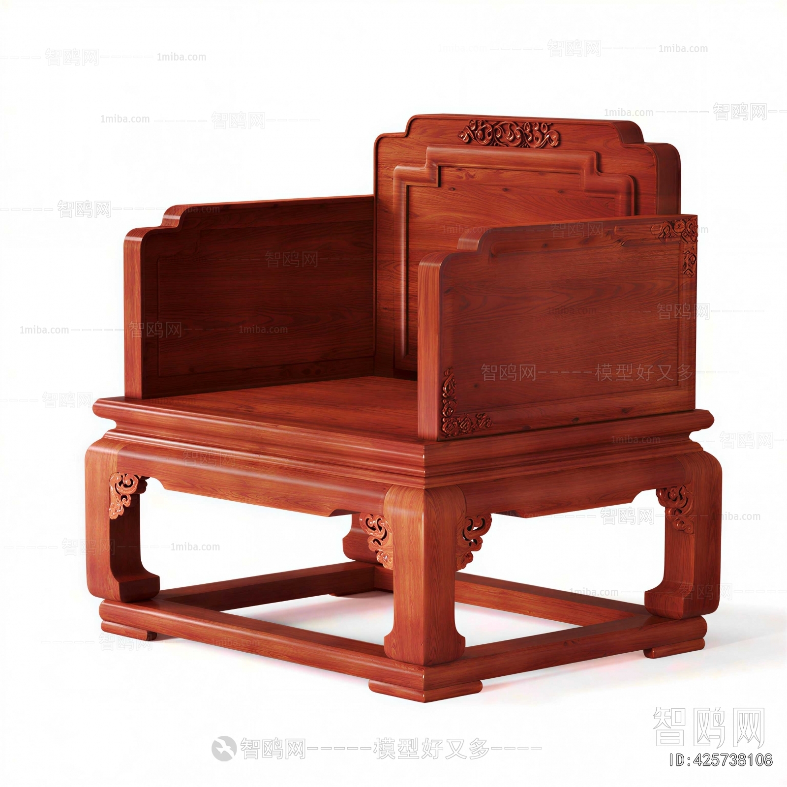 New Chinese Style Lounge Chair