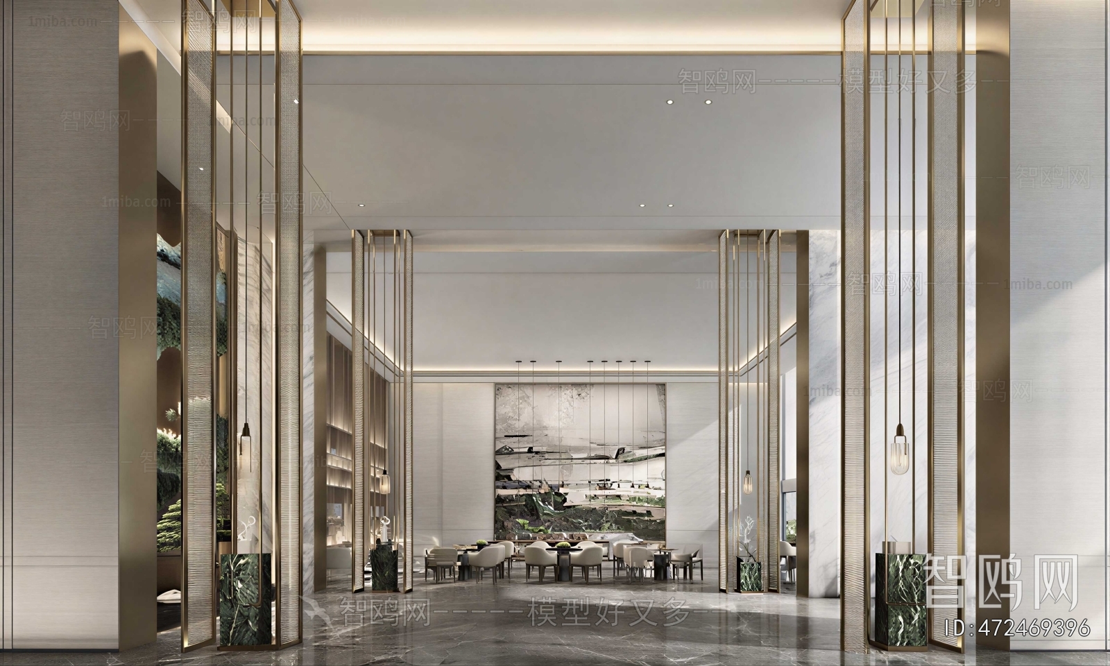 Modern Office Reception Desk