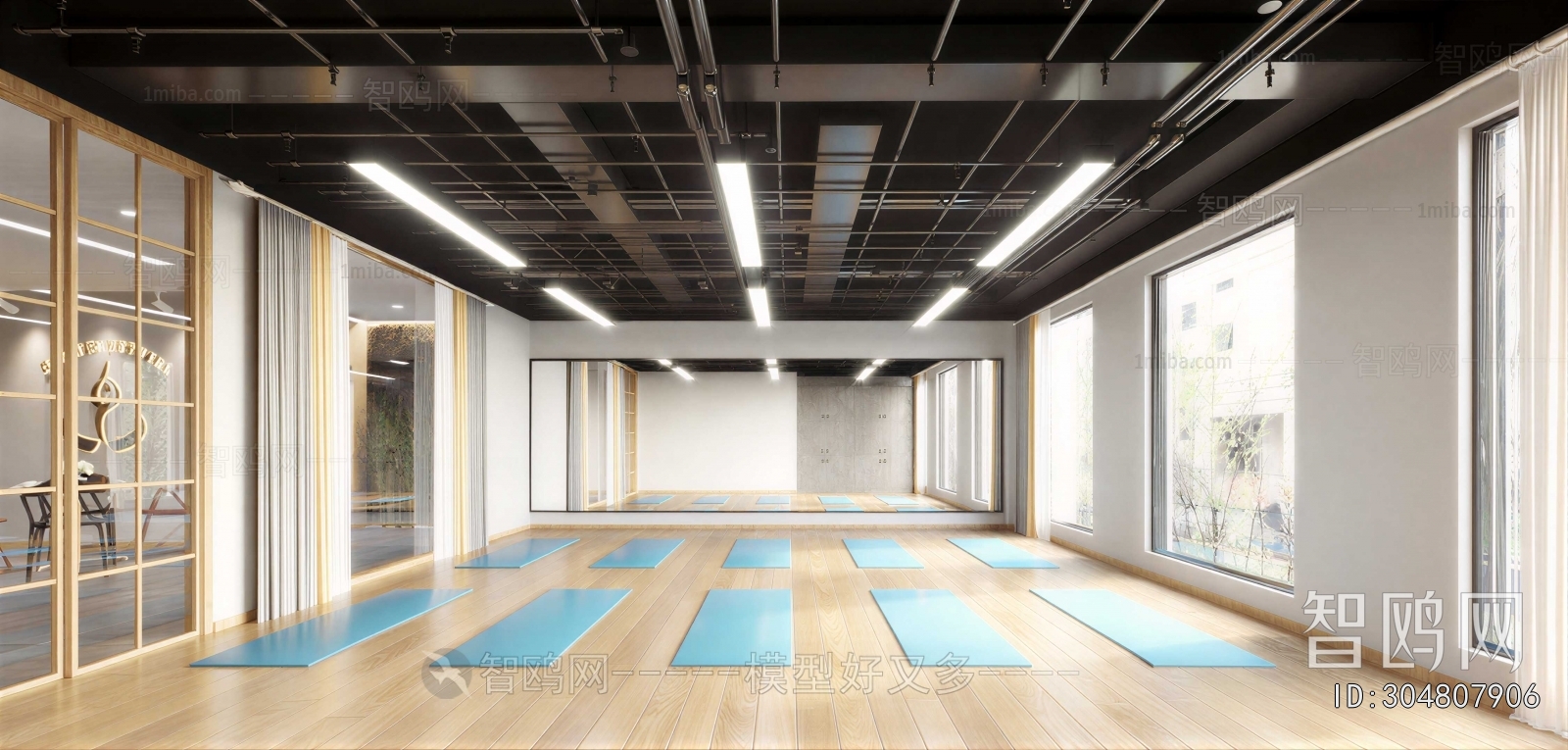 Modern Yoga Room