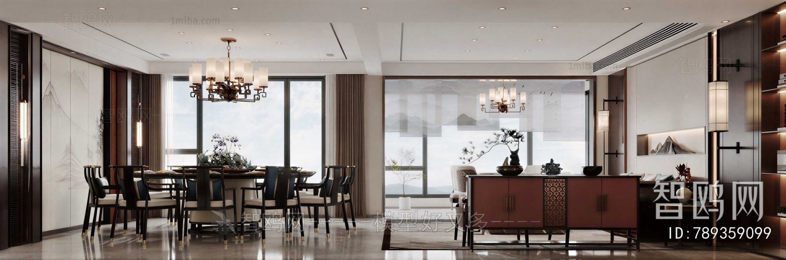Chinese Style Dining Room
