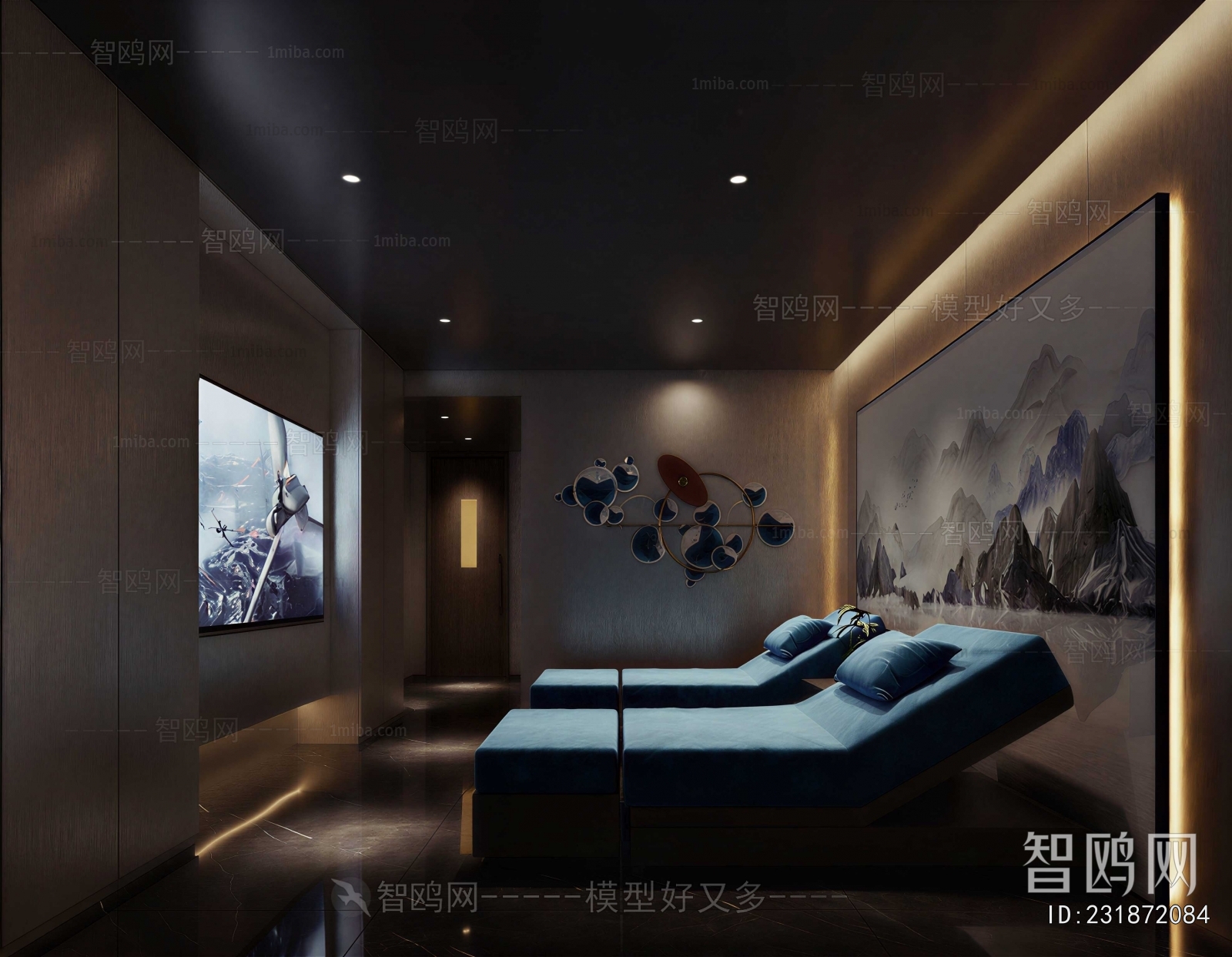 Modern Audiovisual Room