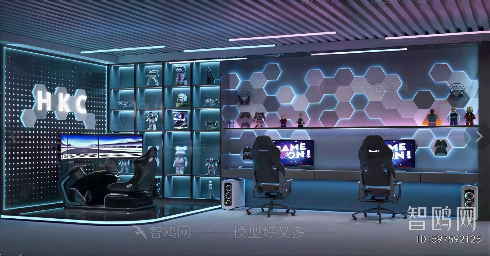 Modern E-sports Room