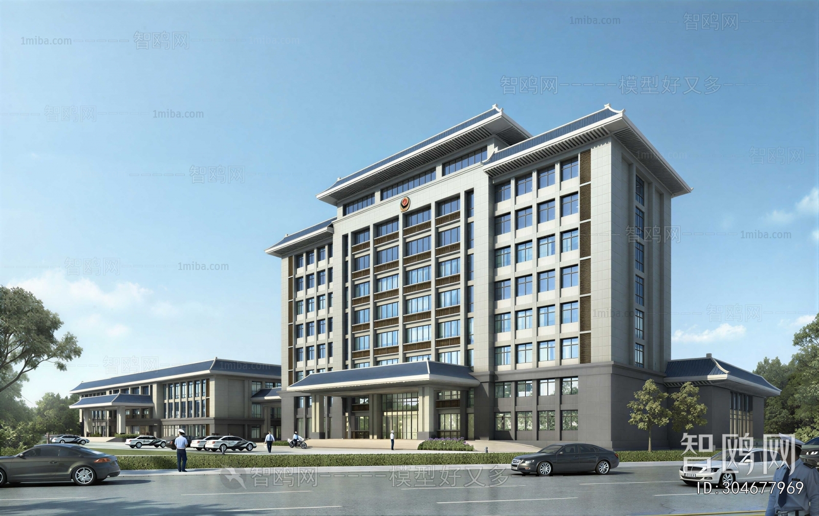 Modern Appearance Of Commercial Building